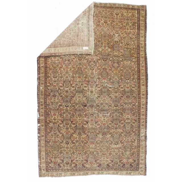 Antique Persian Farahan Rug 3'9" x 5’10”. The scatter and room size pieces made in the Arak/Sultanabad area, between 1880...