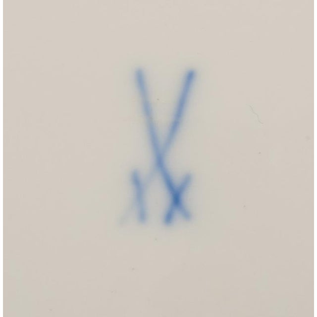 German Dinner Plates from Meissen, 1920s, Set of 4 For Sale - Image 9 of 10