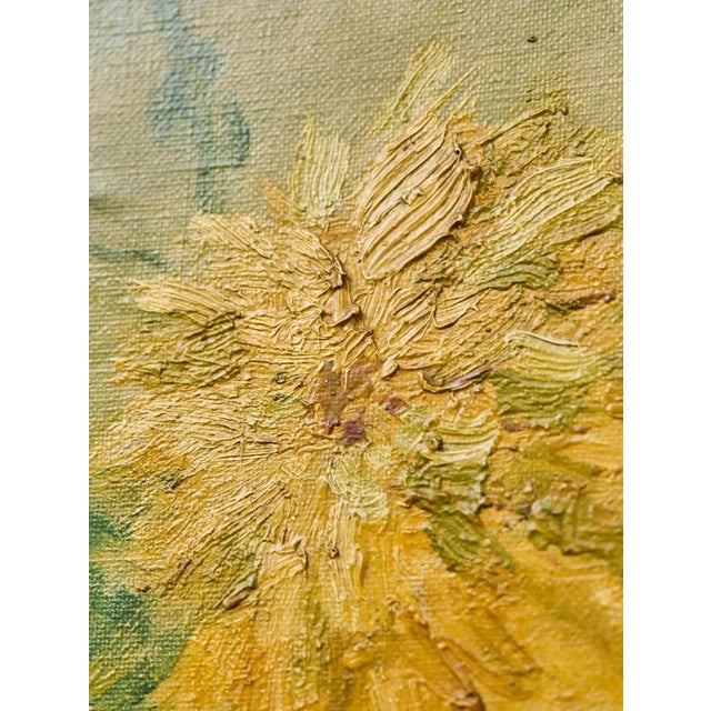 Dutch School, Floral Still Life, Oil on Canvas For Sale - Image 6 of 10