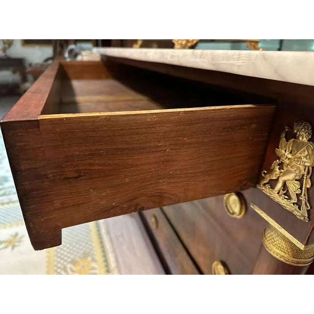 Brown 19th Century Empire Napoleon III French Dresser For Sale - Image 8 of 11