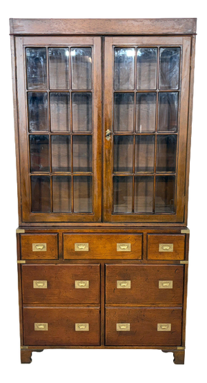 English Colonial Display Cabinet in Mahogany
