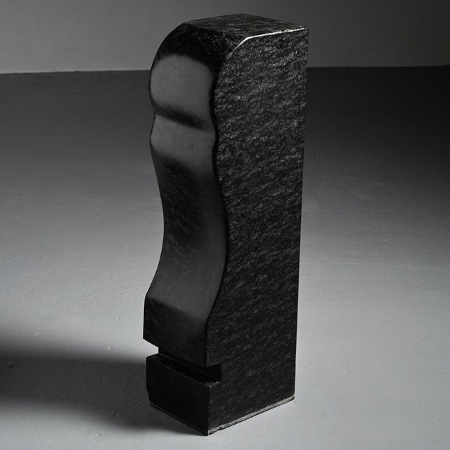 Robert Neuhauser, Swiss Abstract Diabas Sculpture, 1980s, Stone For Sale - Image 3 of 14