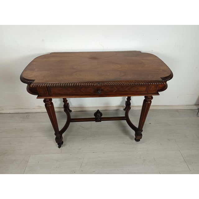 Tan Louis XVI Center Table For Sale - Image 8 of 18