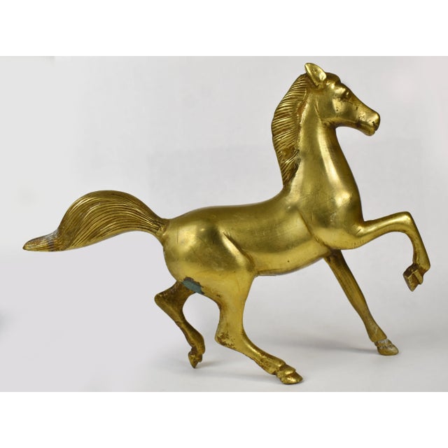 Unique solid brass figurine with minimal design is a great piece for any decor. In great vintage condition (with some...