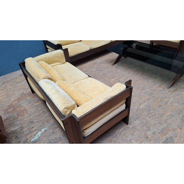 Brown Zelda Living Room Set by Sergio Asti for Poltronova, 1960s, Set of 4 For Sale - Image 8 of 13