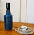 Stoneware table lamp by Søholm Stentøj, model 1017, designed by Einar Johansen. The lamp features a beautiful blue glaze...