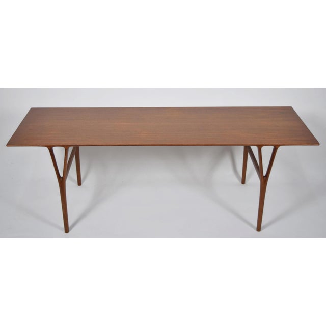 Mid-Century Modern Coffee Table by Helge Vestergaard-Jensen For Sale - Image 3 of 9