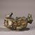 Late 19th Century Gilt Bronze Ox With Herder Figurine, 1000g, Archaic Motifs For Sale - Image 9 of 9