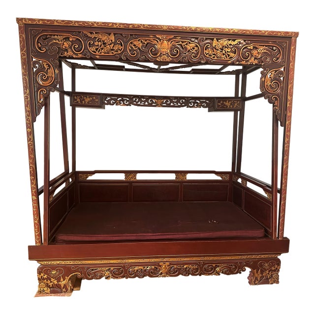 1940s Chinese Wedding Bed For Sale