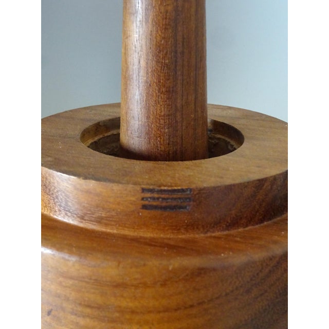 Scandinavian Wooden Mortar, 1960s, Set of 2 For Sale - Image 6 of 9