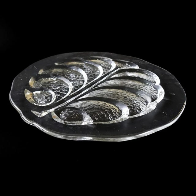 Vintage "EDEN" Cheese platter large designed by Lars Hellsten for ORREFORS