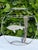 Vintage 1994 Metal Fish Bowl Sculpture, Signed For Sale - Image 4 of 11