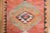1970s Vintage Handmade Wool Cotton Orange Runner Rug For Sale - Image 11 of 11