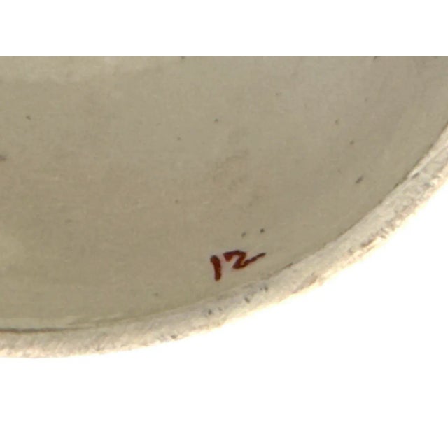 Blue Mid Century Blue and Gold Porcelain Lidded Jar For Sale - Image 8 of 11
