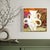 Christiane Corcelle "Four-Handled Serenade" Mixed Media on Canvas, Small Abstract Still Life of a White Vase on Paisley, 2023 For Sale In Boston - Image 6 of 6