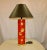 Hollywood Regency Bold Vintage Wallpaper-Roller Task & Table Lamp For Sale - Image 3 of 8