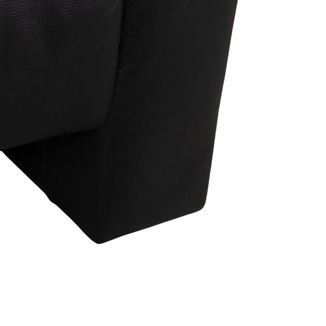 Black Leather Two-Seater Sofa from Koinor For Sale - Image 4 of 12