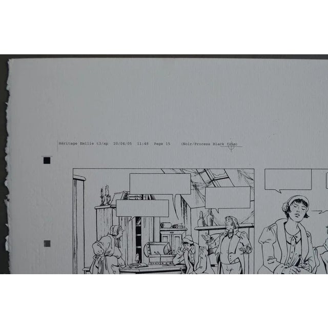 Florence Magnin, Heritage Emilie T03 The Exiled, 2005, Printing Plate For Sale - Image 4 of 7