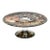 Vintage Floral Decoupage Pedestal Cake Stand / Serving Platter - 12" For Sale