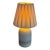 Late 20th Century Floral Stoneware Jug Table Lamp For Sale