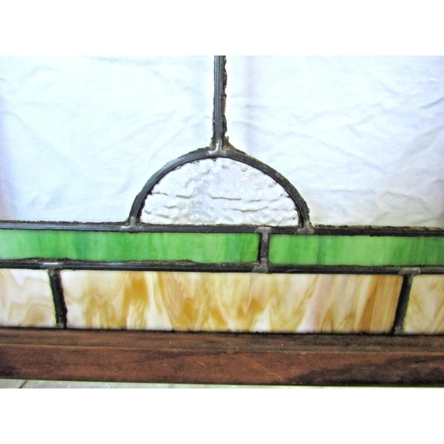 1880s Stained Glass Mirror Base Brooklyn Ice Cream Parlor Storefront Windows For Sale - Image 18 of 18