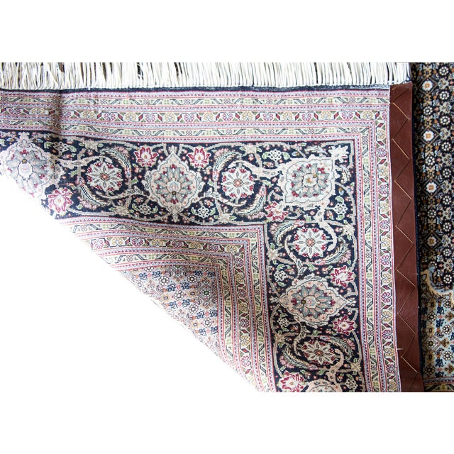 Vintage Persian Tabriz Rug For Sale - Image 4 of 15