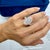 Rose 18k Rose Gold Igi 8.85ctw Marquee Lab Grown Diamond Eternity Engagement Ring, Size 6 For Sale - Image 8 of 8
