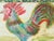 1970s American Folk Art Style Rooster Original Painting For Sale - Image 4 of 4