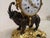 Gilt Bronze Desk Clock with Elephant Angel Decor For Sale - Image 4 of 18