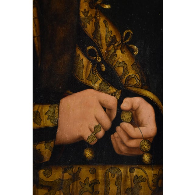 Follower of Lucas Cranach I, Frederick III of Saxony, 19th Century, Oil on Panel For Sale - Image 10 of 14