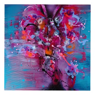 Ovidiu Kloska, the Chrysalis of 7 PM, Acrylic on Canvas For Sale