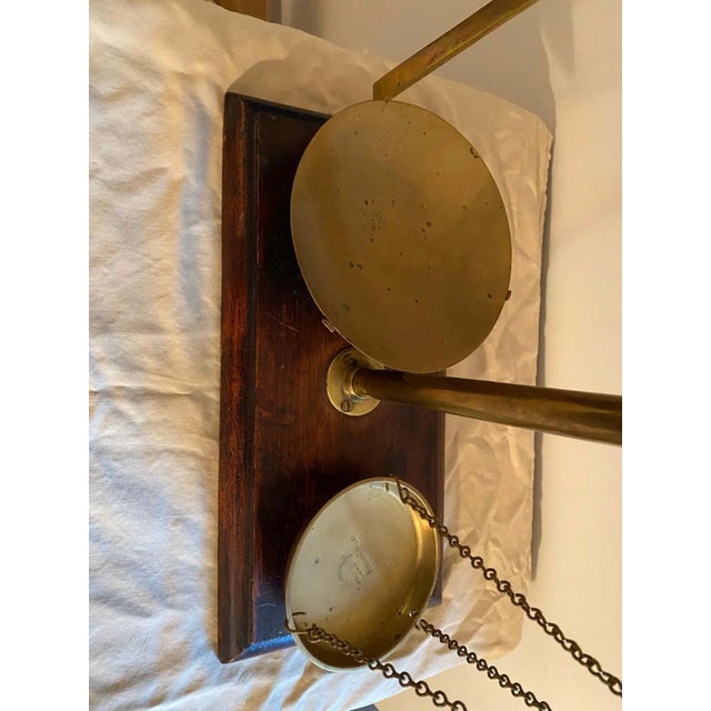 Pike and Elliman brass shop scale, dating to the 1880's. Nice original condition. Class b to weigh up to 12oz. Stamped on...