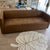 This beautiful tuxedo style leather couch was custom built in 2020 and handmade in the USA. It has a sleek, streamlined...