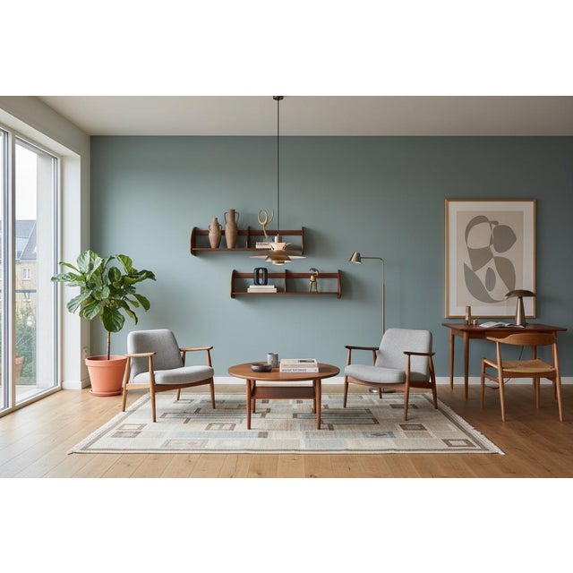 Brown Danish Wall Shelf in Mahogany, 1960s For Sale - Image 8 of 13