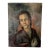 Oil Portrait Painting on Canvas Early 20th Century For Sale