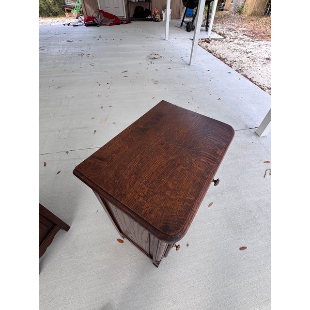 Louis XV Style Oak Jam Cabinet / Cupboard For Sale - Image 10 of 11