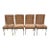 1970s Vintage Pierre Cardin Style Dining Chairs- Set of 4 For Sale