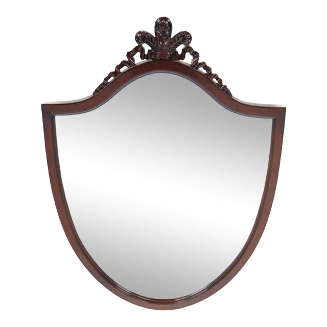 Niagara Furniture Mahogany Carved Mirror For Sale
