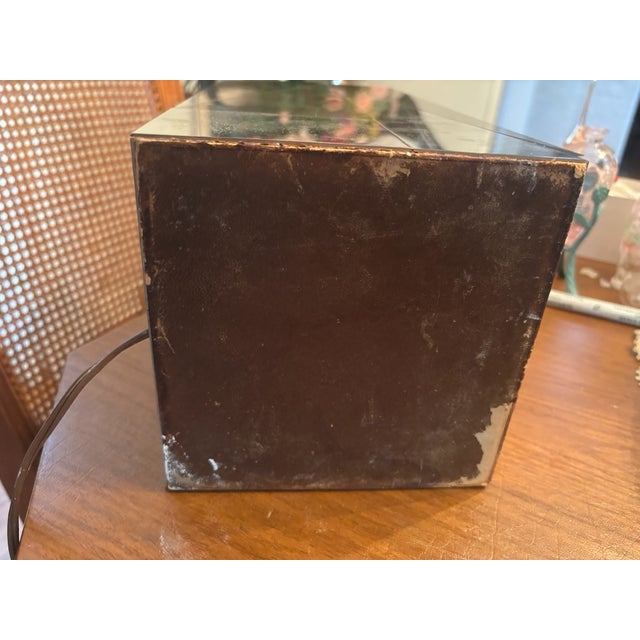 Noel b.c Brass and Chrome Table Lamp Italy 1970's For Sale - Image 10 of 11
