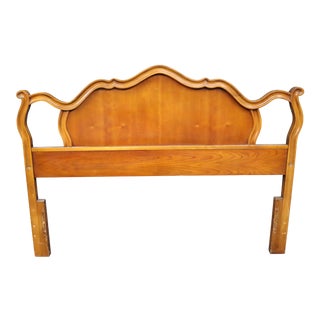 French Style Cherry Queen Headboard For Sale