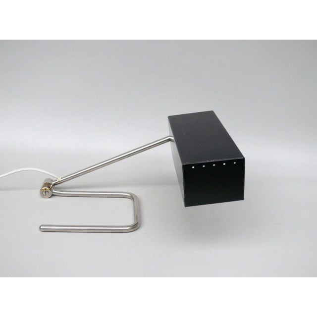 An extremely rare, minimalist table lamp by hala - hannoversche lampenfabrik gmbh wehrkamp - richter & co., manufactured...
