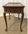 Ethan Allen 1981 Ethan Allen Georgian Court Queen Anne Cherry Tea Table With Pull Out Trays For Sale - Image 4 of 7