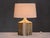 Textile Large Ceramic Table Lamp by Haico Nietzsche for Søholm Stoneware, Denmark, 1960s For Sale - Image 7 of 14
