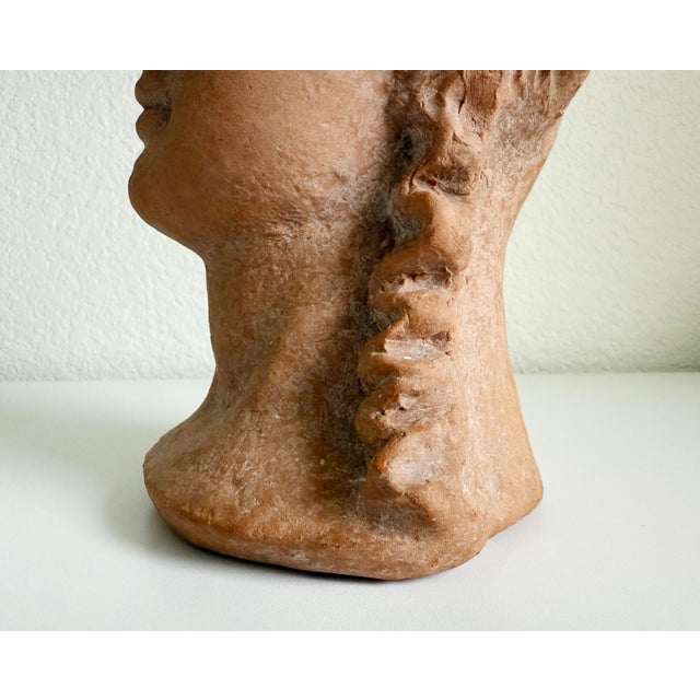 Traditional Italian Terracotta Bust Statue For Sale - Image 3 of 9