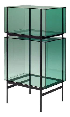 Lyn Small Green Black Cabinet from Pulpo