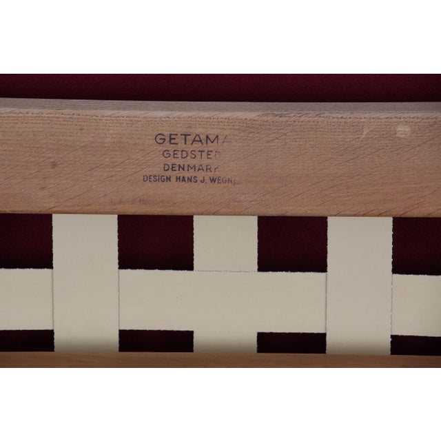 Armchair Model GE370 with Cushions by Hans J. Wegner for Getama, 1970s For Sale - Image 10 of 12