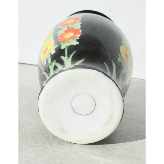 1920s Art Deco Enamel on Glass Vase Circa 20s' For Sale - Image 5 of 6