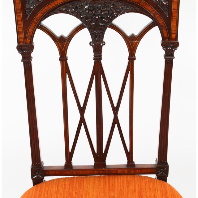 Set of Antique Sheraton Revival Side Chairs For Sale - Image 9 of 18