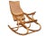 Brown Mid 20th Century Antonin Suman Designed Rocking Chair For Sale - Image 8 of 8