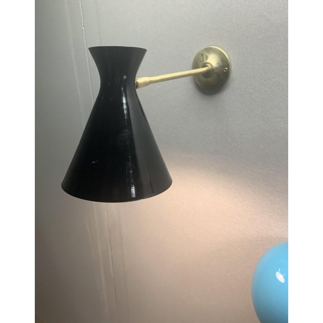 Mid-Century Modern Italian Sconces, Set of 2 For Sale - Image 3 of 6